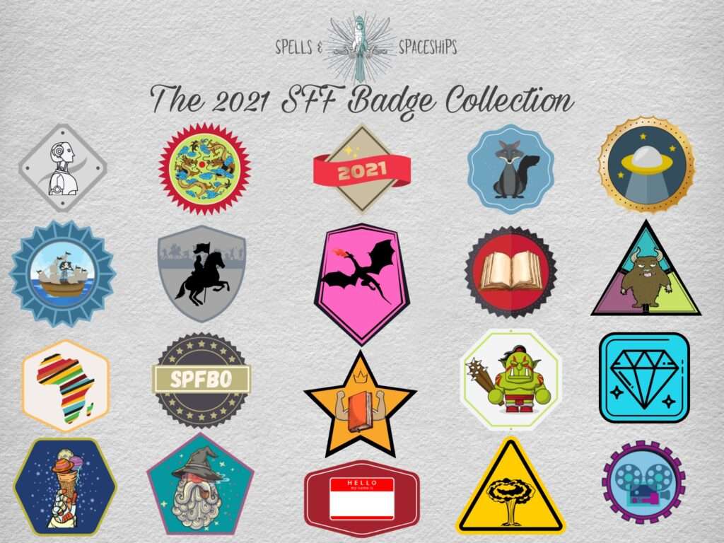 2021 badge collection, badges, spells and spaceships