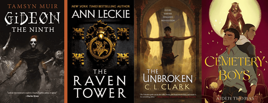 Gideon the Ninth, Raven Tower, Unbroken, Cemetery Boys