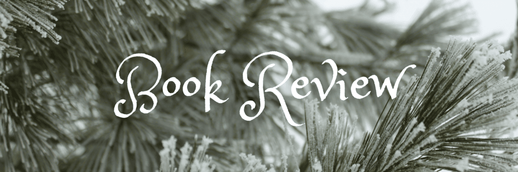 Post header that has Book Review in white text