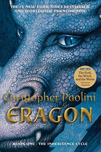 Book cover for Eragon by Christopher Paolini