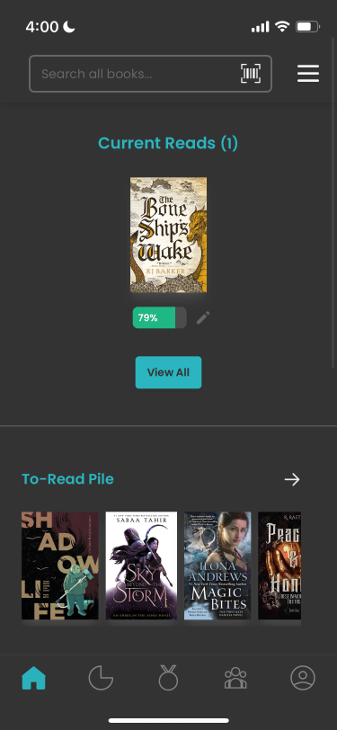 Image of The StoryGraph home page